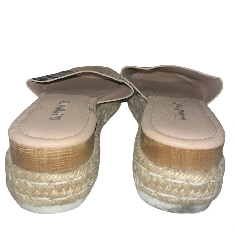 Cushionaire Women's Snakeskin Espadrille Slides